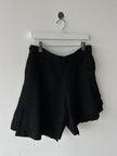 YOHJI YAMAMOTO REGULATION - mid 2010s ASYMMETRIC WOOL SHORTS