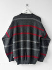 KANSAI YAMAMOTO - 1990s DROPPED SHOULDERS KNIT JUMPER