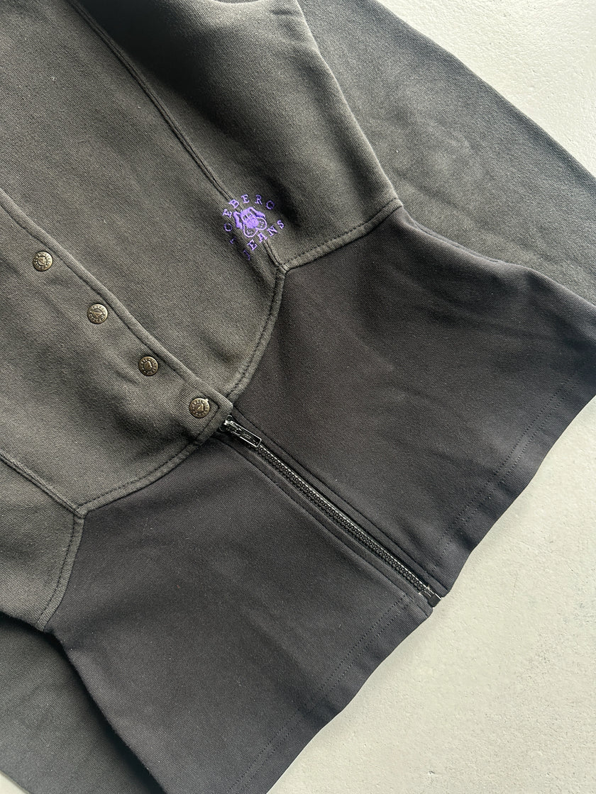 ICEBERG - 1990s PANELED FITTED WAIST SWEATER CARDIGAN