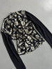 YOHJI YAMAMOTO Y's - S/S 2002 FLORAL BACK LINEN CARDIGAN