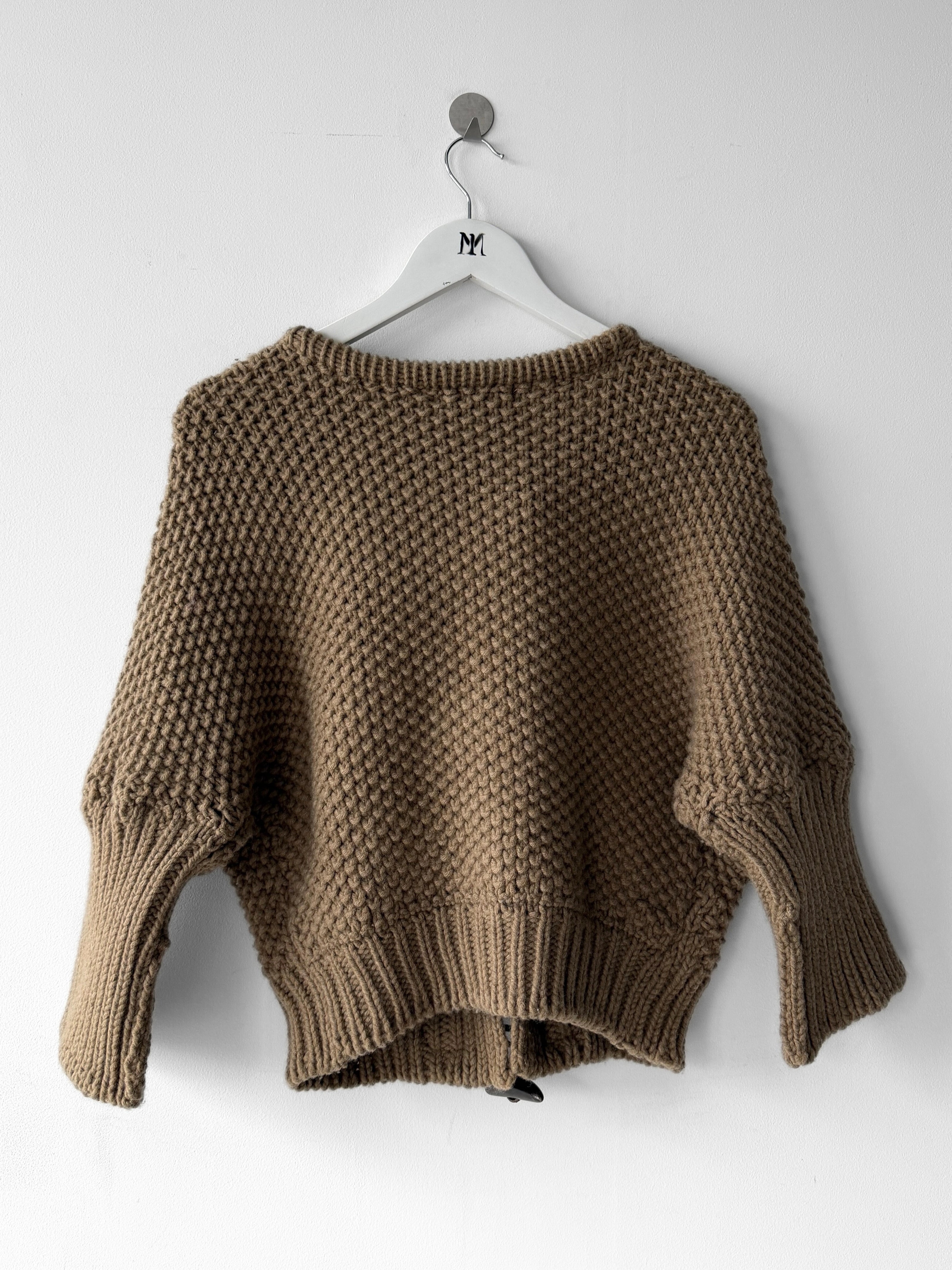 DSQUARED2 - F/W 2010 CHUNKY KNIT BOXY FIT CARDIGAN WITH TOGGLE CLOSURES