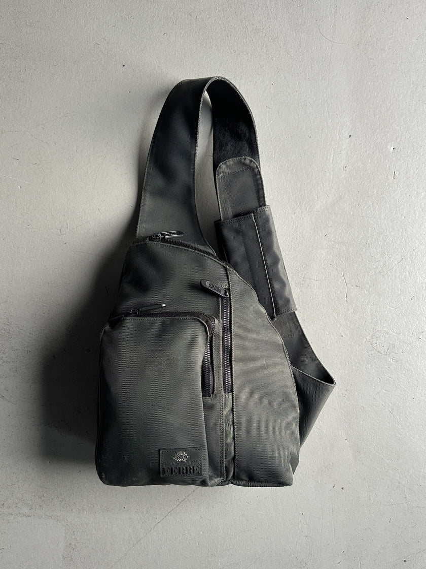 GIANFRANCO FERRÉ - 1990s SLING BAG WITH VELCRO STRAP POUCH