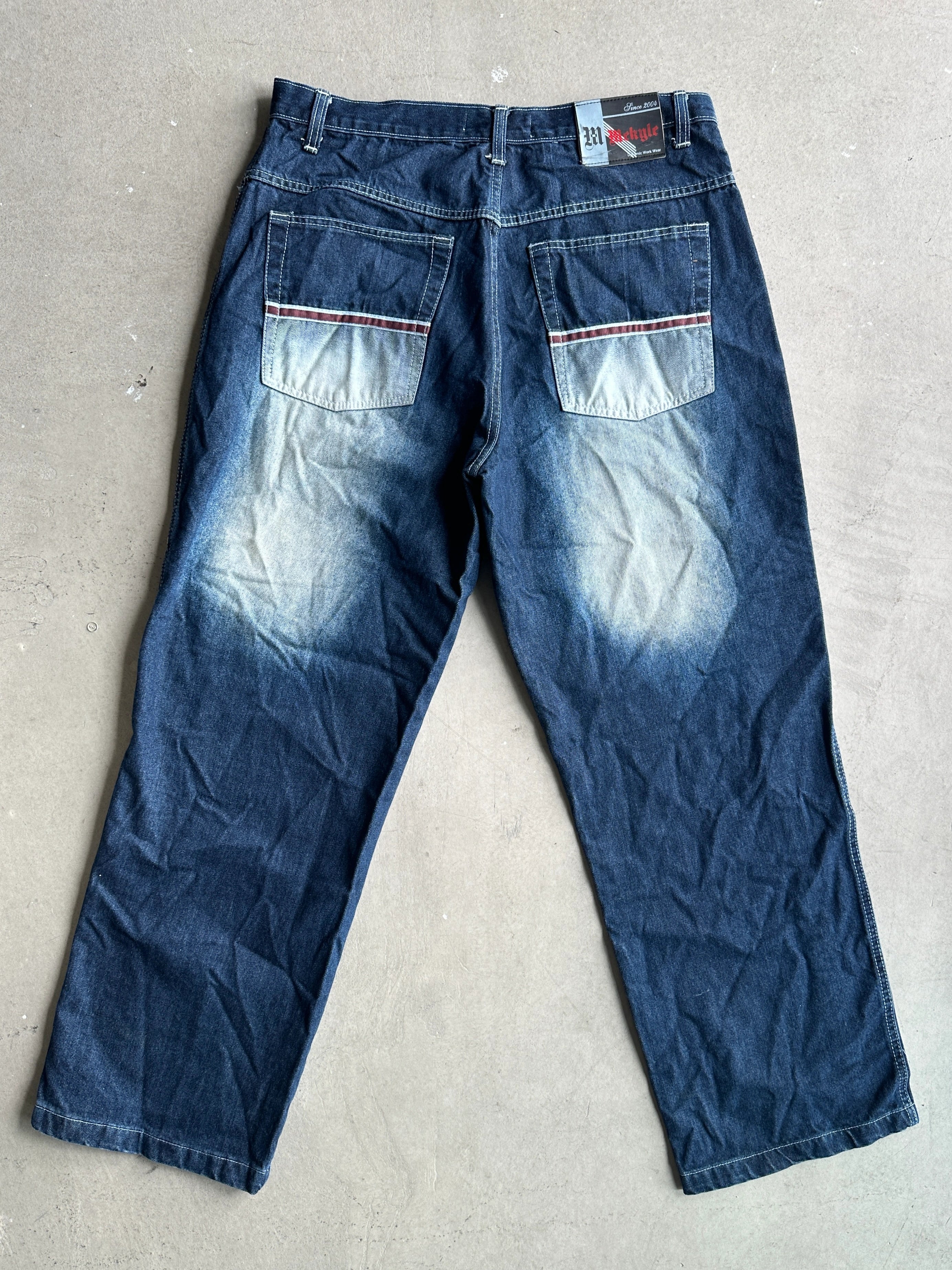 2000s BAGGY BIKER JEANS