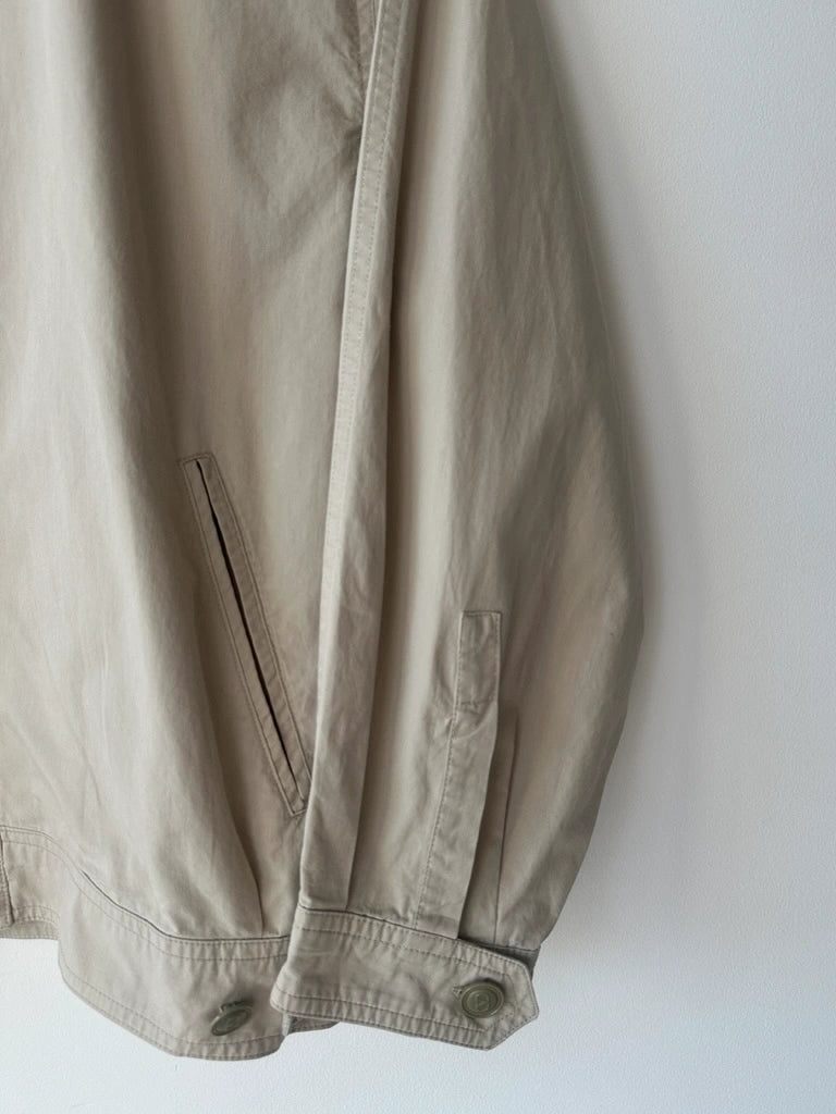 VALENTINO - late 1980s CROP FIT LIGHT BOMBER JACKET
