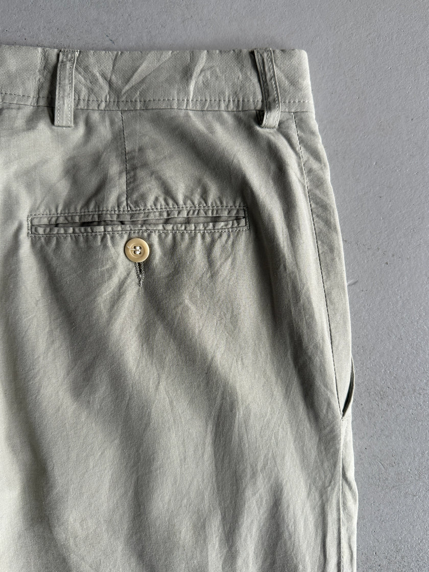 DRIES VAN NOTEN - 1990s STRAIGHT FIT TAILORED TROUSERS