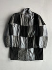 LA MATTA - 1980s PATCHWORK LEATHER AND SUEDE JACKET