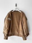 VALENTINO - 1980s CROP FIT JACKET WITH BRUSHED PILE LINING