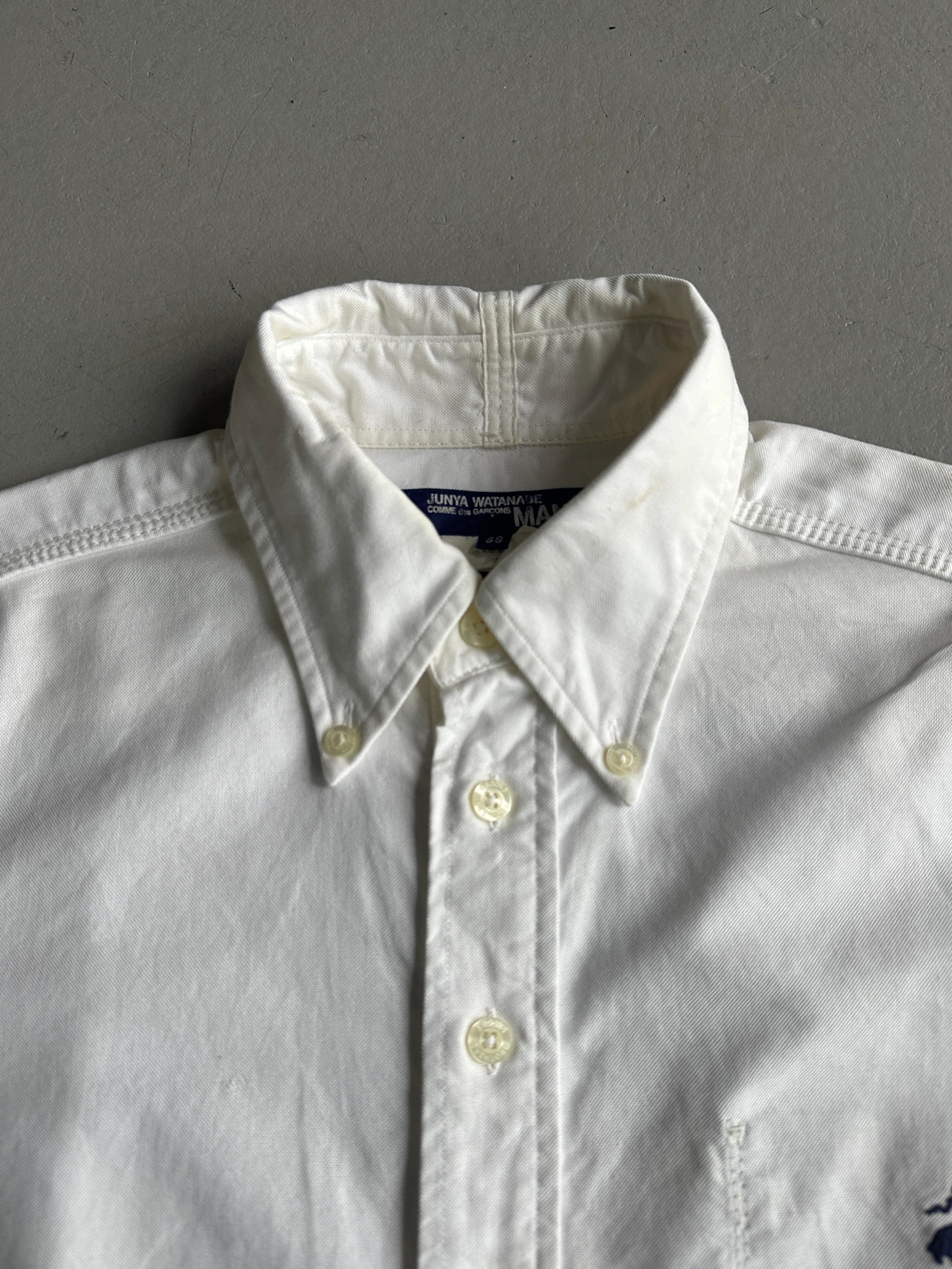 JUNYA WATANABE X BROOKS BROTHERS - A/W 2008 CHECKED PANELS LONG SLEEVE SHIRT