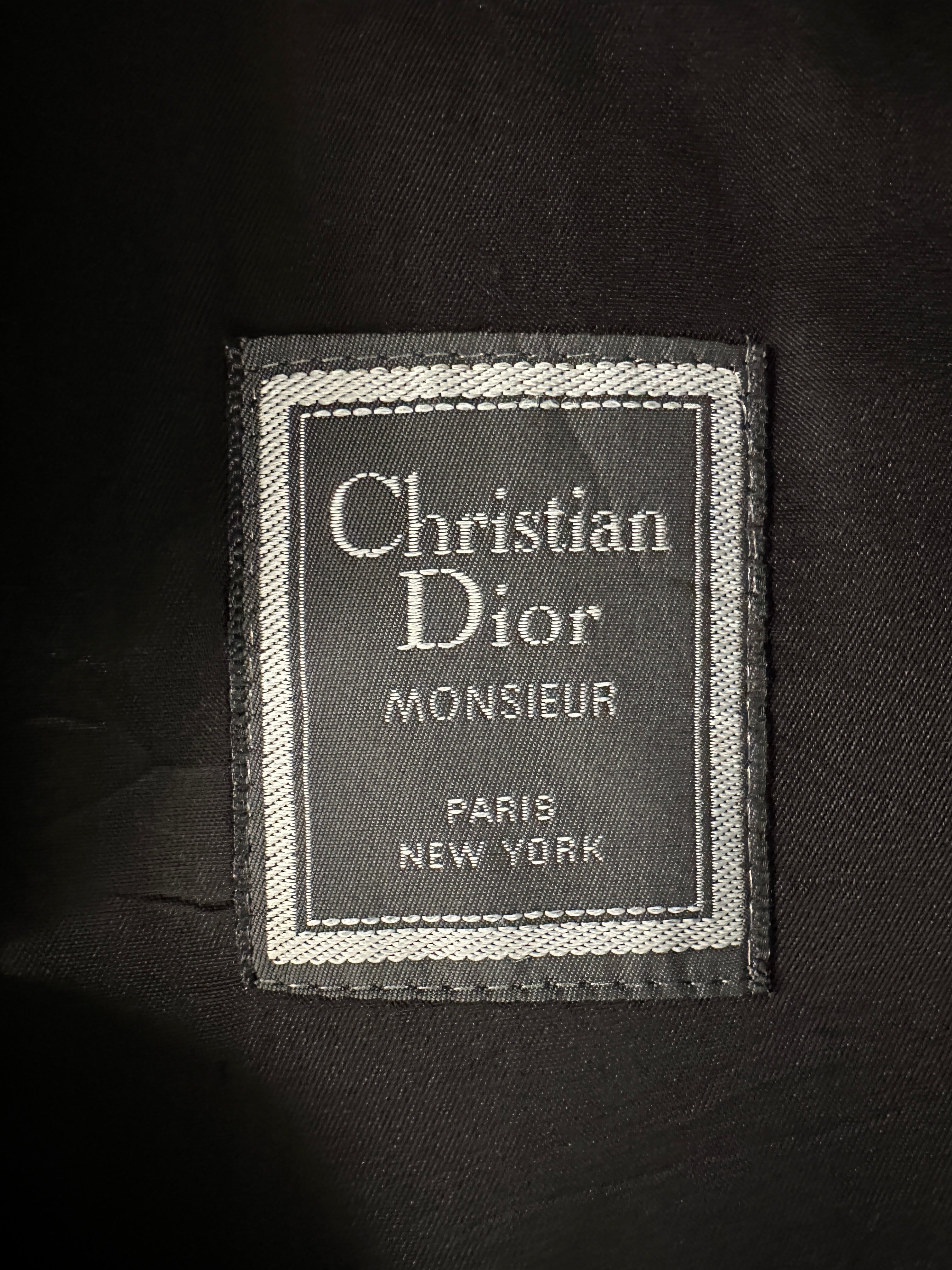 CHRISTIAN DIOR- 1970s DOUBLE BREASTED TRENCH COAT