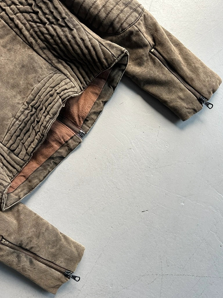 ITALIAN LABEL early 2000s CONVERTIBLE CORSET STYLE JACKET