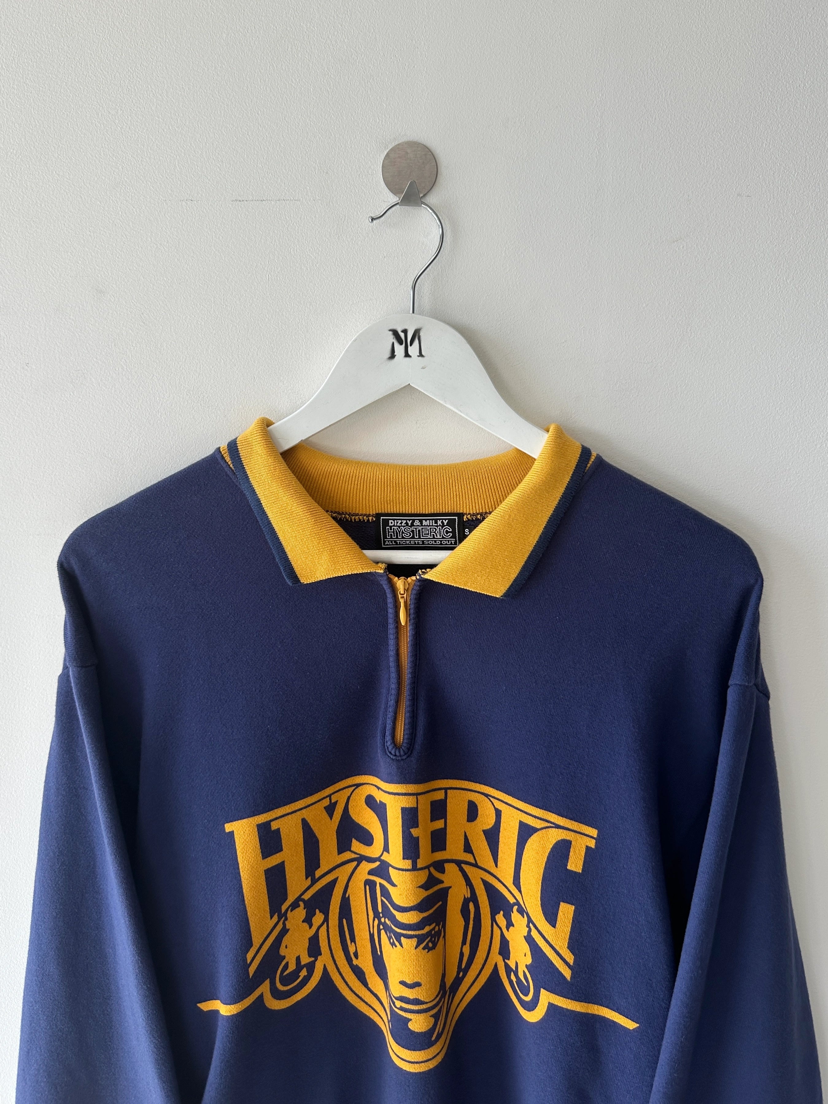 HYSTERIC GLAMOUR - 1990s QUARTER ZIP SWEATSHIRT