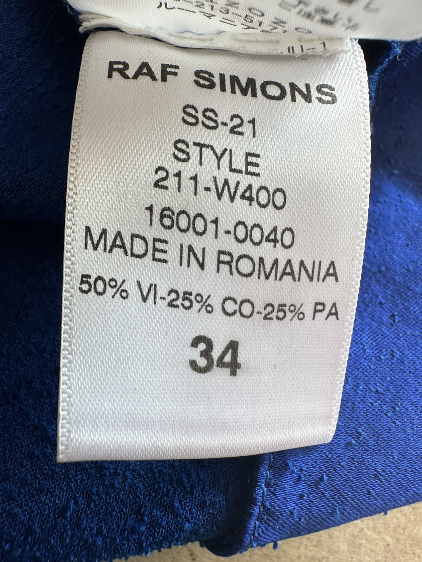 RAF SIMONS -  S/S 2021 BRUSHED MAXI SKIRT WITH BACK VENT