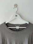 ISSEY MIYAKE - 1990s LOOSE FIT CREW NECK CRINKLED LONG SLEEVE TOP