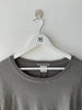 ISSEY MIYAKE - 1990s LOOSE FIT CREW NECK CRINKLED LONG SLEEVE TOP
