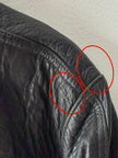 MARITHÉ & FRANÇOIS GIRBAUD X COMPAGNIE DES MONTAGNES & DES FORÊTS - 1980s LEATHER JACKET