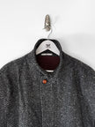 VALENTINO - 1980s BOXY FIT HERRINGBONE BOMBER JACKET
