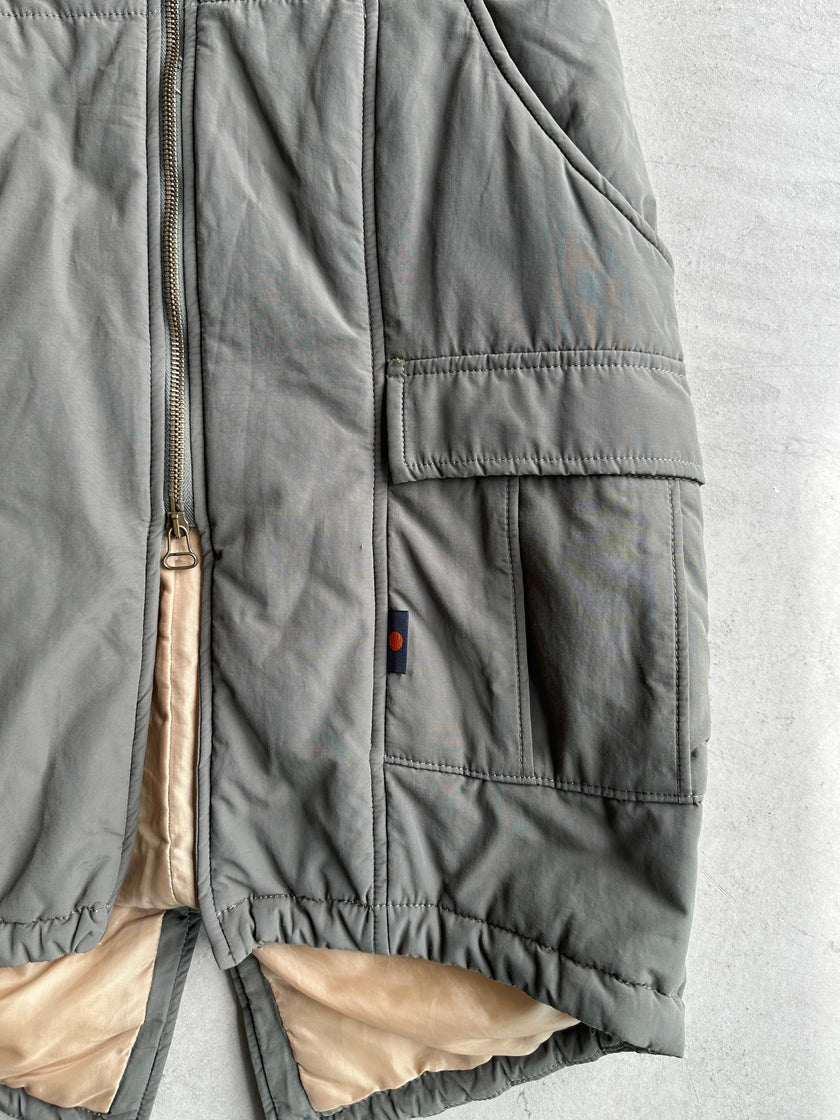 MICHIKO KOSHINO- 2000s CARGO PUFFER VEST