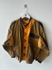 KANSAI YAMAMOTO - 1980s PANELED BOXY FIT JACKET
