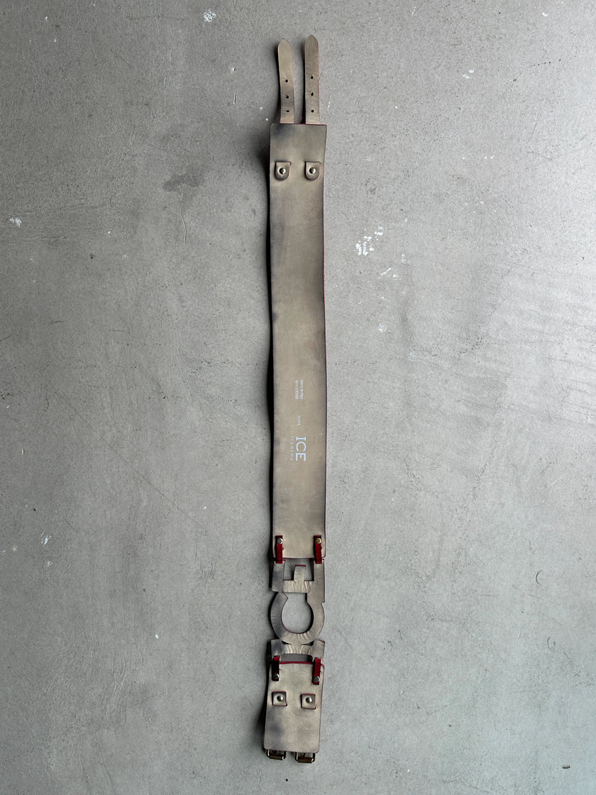 ICE ICEBERG - 2000s LEATHER BELT