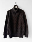 ISSEY MIYAKE - early 1980s 3D CUT OUT KNIT TURTLENECK JUMPER
