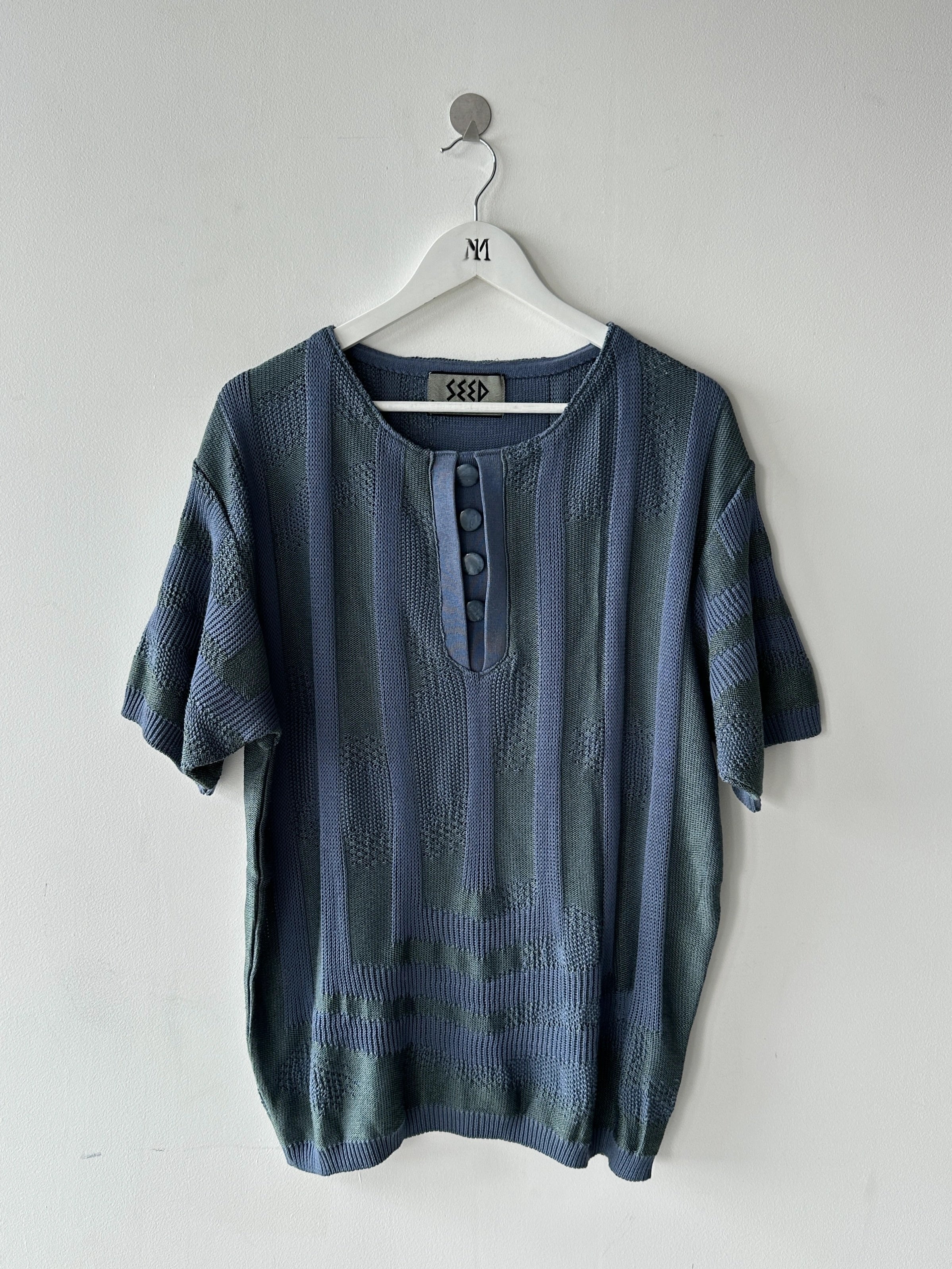 ARRSTON VOLAJU BY KOHSHIN SATOH - 1980s SOFT KNIT T-SHIRT