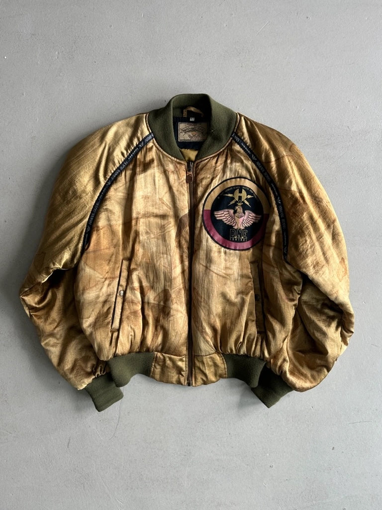 ARMANI JEANS - F/W 1988 STONE WASHED BOMBER JACKET