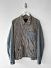 UNDERCOVERISM - early 2000s LINEN JACKET WITH CONTRASTING SLEEVE