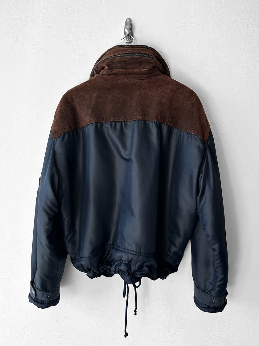 ARMANI JEANS - late 1980s-early 1990s AVIATOR BOMBER JACKET