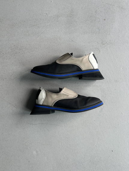 MARITHÉ + FRANÇOIS GIRBAUD - S/S 1998 SQUARE HEEL SLIP ON SHOES