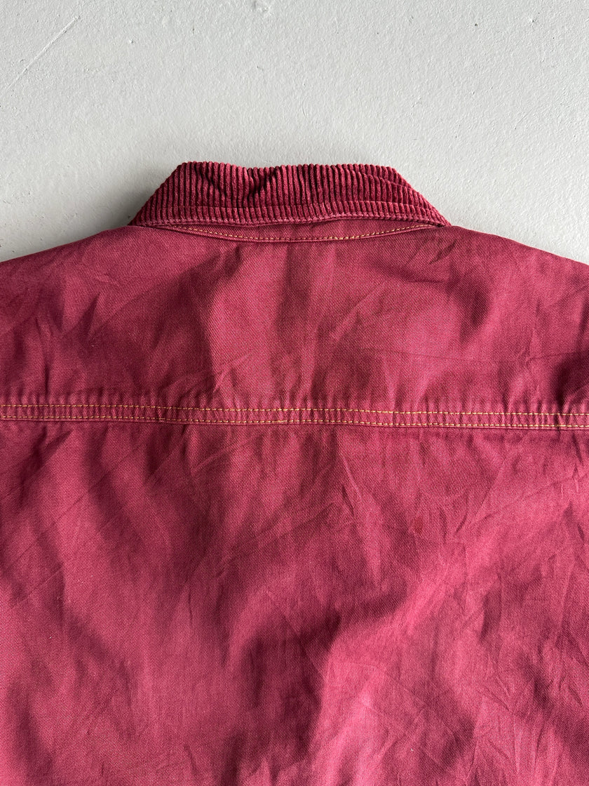 MARITHÉ + FRANÇOIS GIRBAUD - 1980s FIELD JACKET WITH CORDUROY DETAILS
