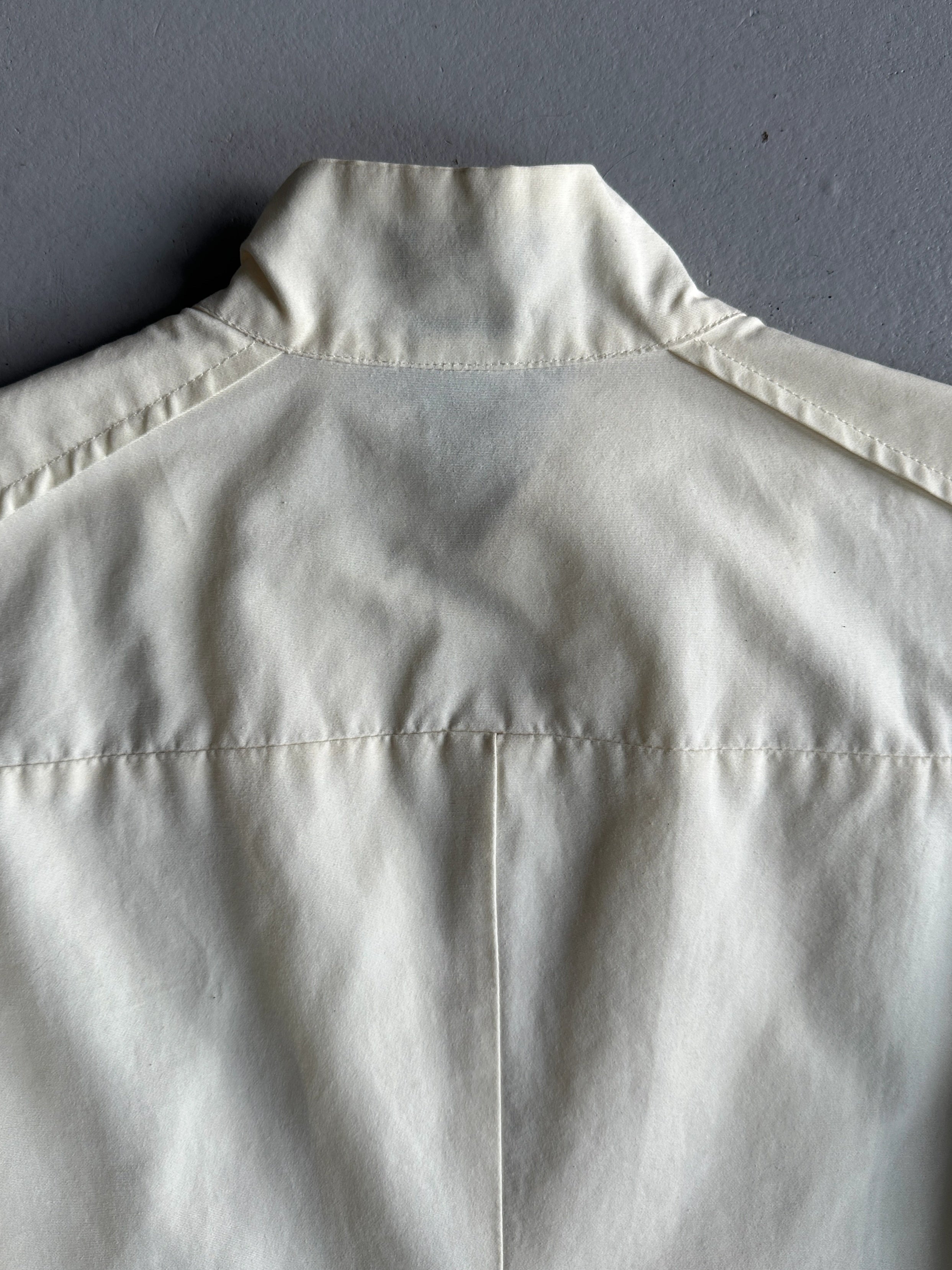 DIESEL - 2000s ASYMMETRICAL ZIP DIRECTIONAL TEXT JACKET