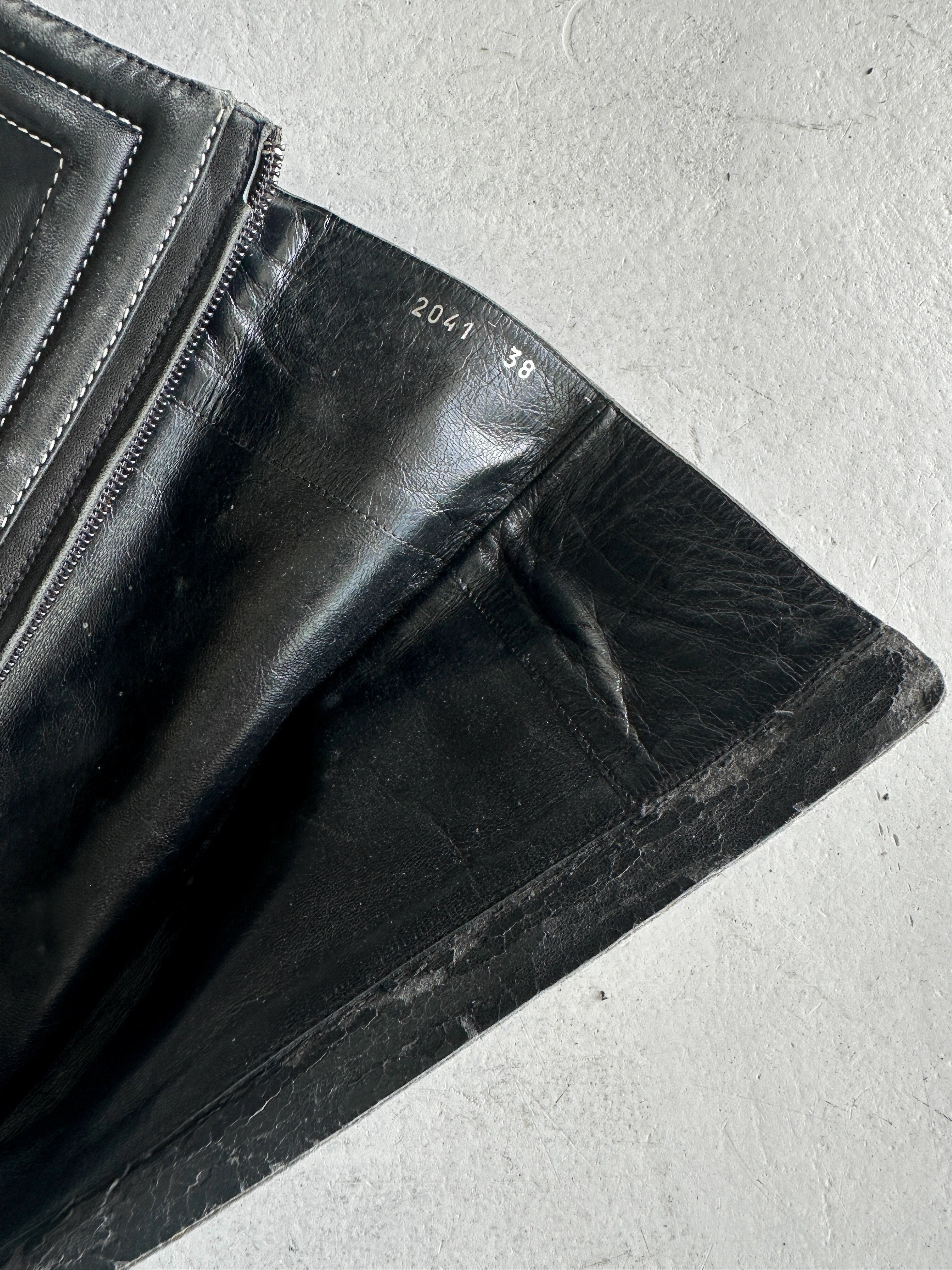 ETRO - F/W 2001 POINTED TOE KITTEN HEELS BOOTS