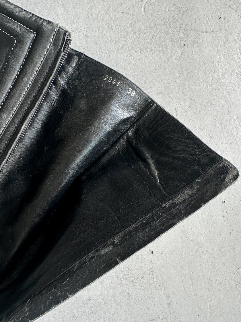 ETRO - F/W 2001 POINTED TOE KITTEN HEELS BOOTS