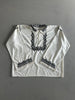 1970s EMBROIDERED WIDE SLEEVE TUNIC SHIRT