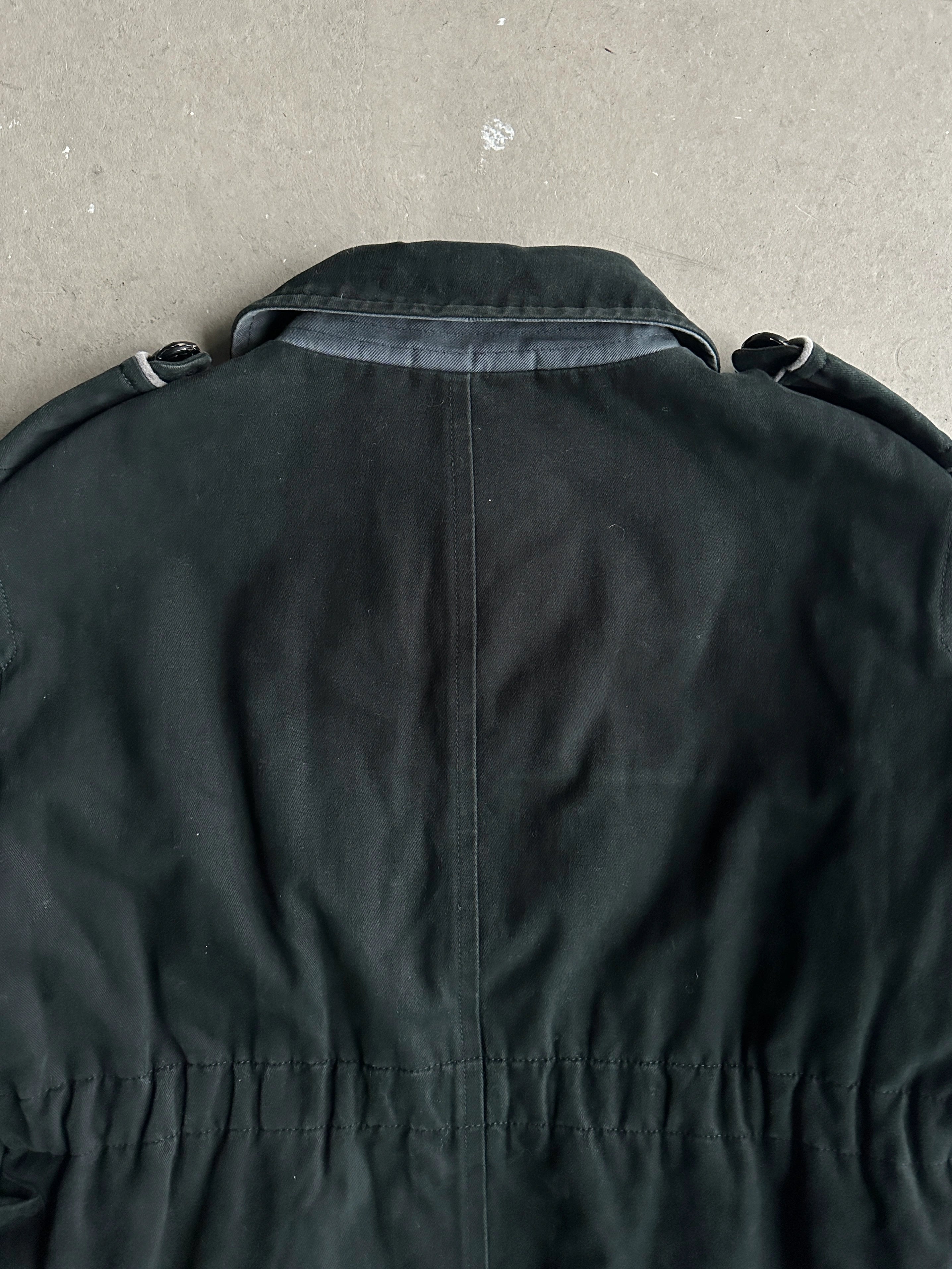 ANDREW MACKENZIE - 2000s ASYMMETRICAL ZIP CARGO JACKET