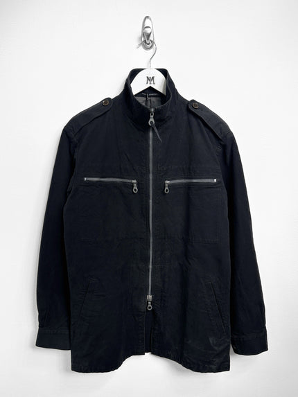 YOHJI YAMAMOTO Y'S FOR MEN - S/S 2003 ZIPPED FUNNEL NECK COTTON JACKET
