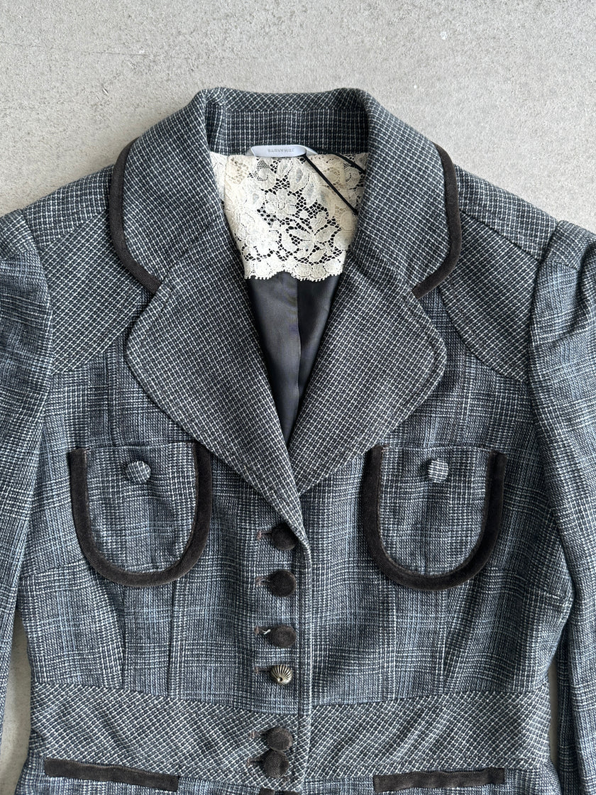 STEFANEL- STRAIGHT FIT BLAZER