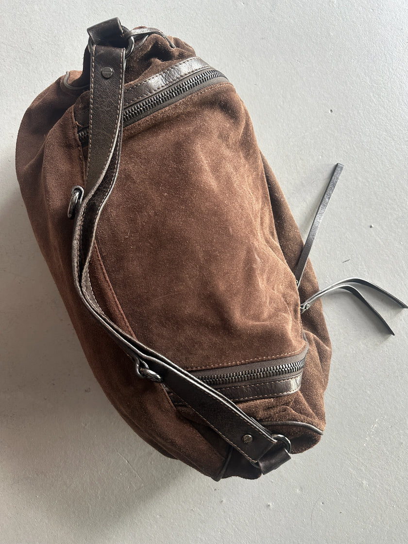 C'N'C COSTUME NATIONAL - F/W 2010 SUEDE LARGE HOBO BAG