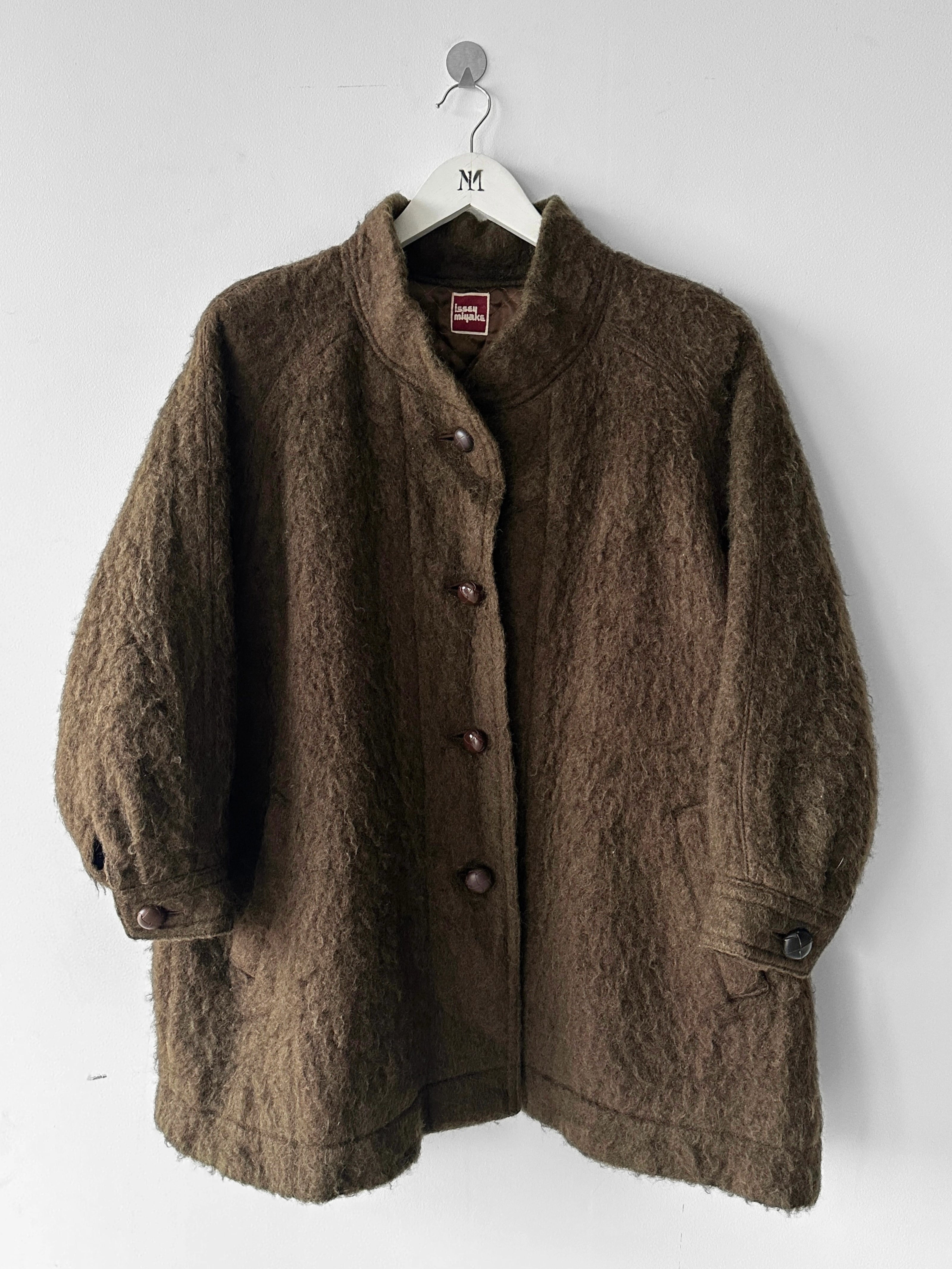 ISSEY MIYAKE - 1970s BRUSHED WOOL JACKET