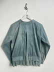 YOHJI YAMAMOTO Y'S - 1990s DYED BOMBER JACKET WITH SILK HEM AND BACK DETAIL