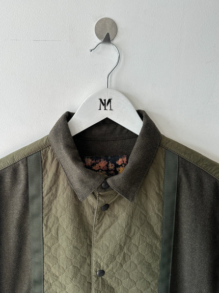 EMPORIO ARMANI - F/W 2021 PANELED SHACKET