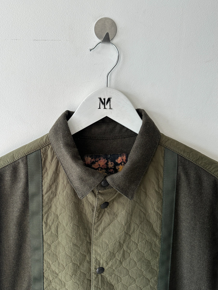 EMPORIO ARMANI - F/W 2021 PANELED SHACKET