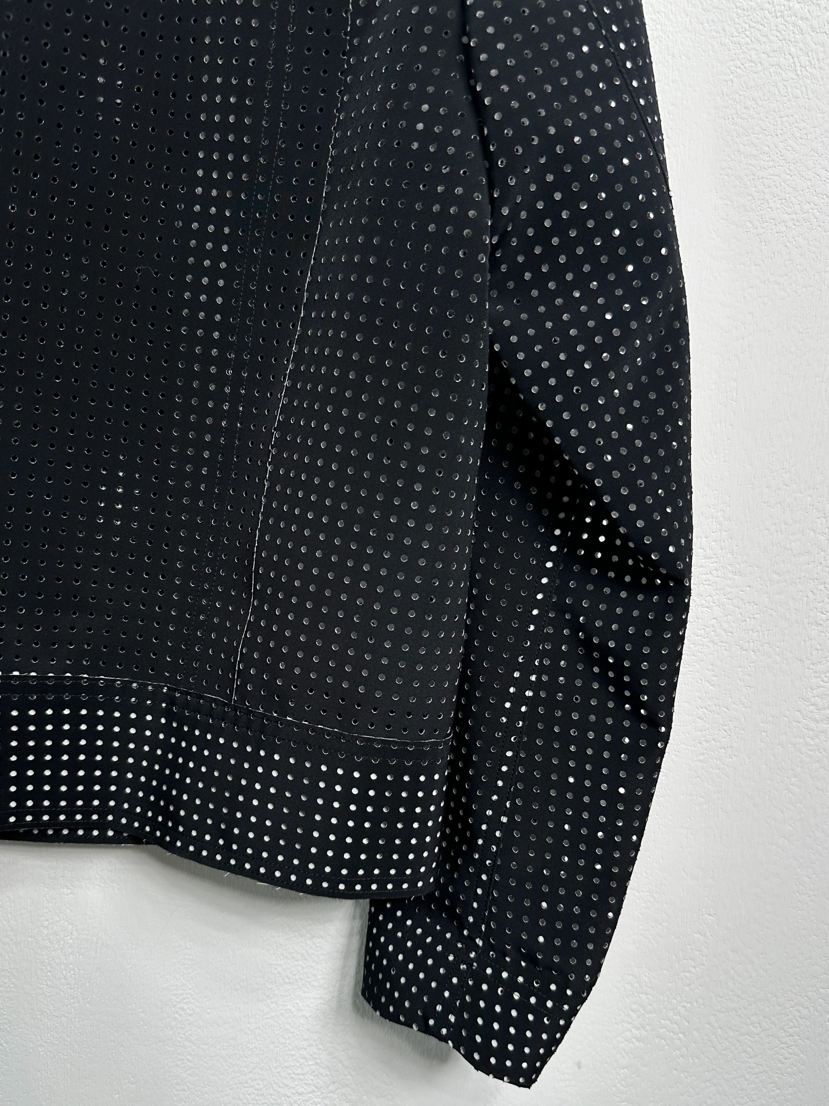 ISSEY MIYAKE - S/S 2014 LAYERED CONSTRUCTION PERFORATED JACKET