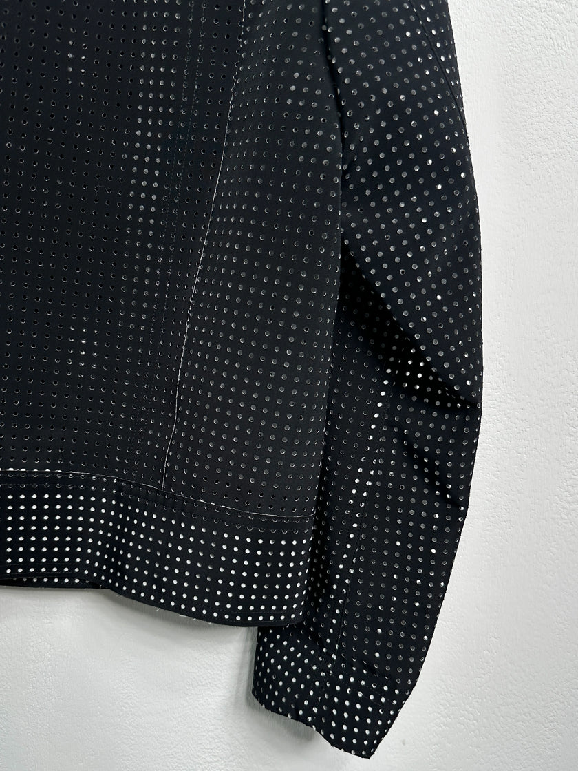 ISSEY MIYAKE - S/S 2014 LAYERED CONSTRUCTION PERFORATED JACKET