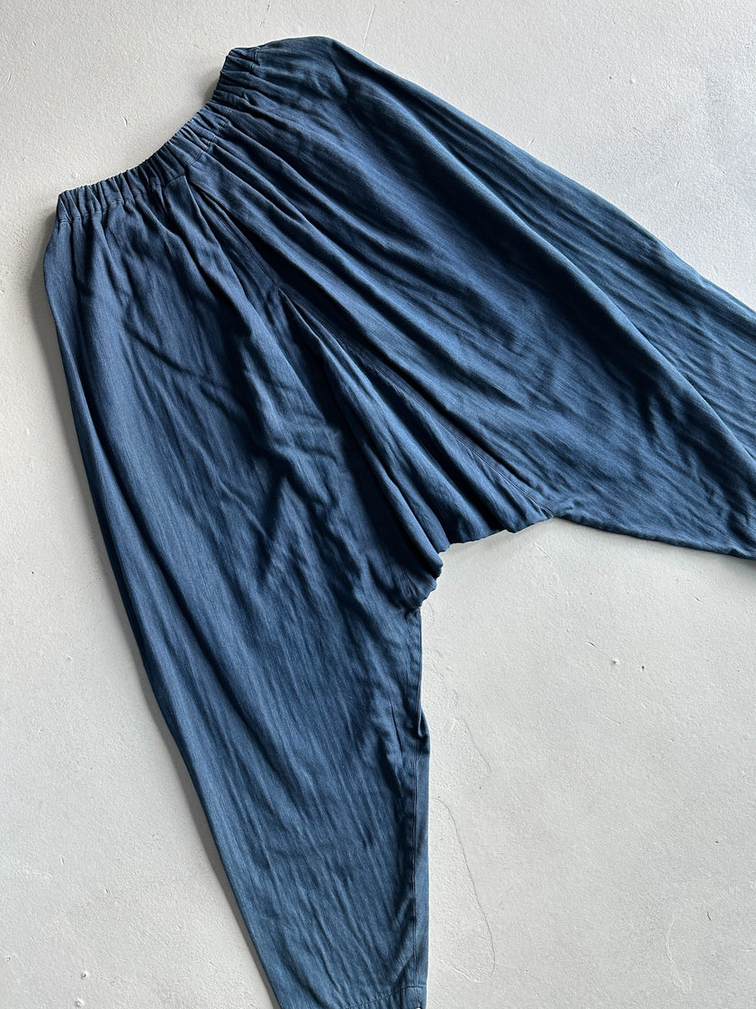 ISSEY MIYAKE PERMANENTE - 1990s 2 PIECES SET TROUSERS AND JACKET