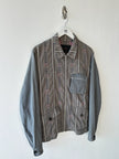 UNDERCOVERISM - early 2000s LINEN JACKET WITH CONTRASTING SLEEVE