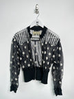 MARITHÉ + FRANÇOIS GIRBAUD x CLOSED - 1980s PANELED WAIST SHEER ZIPPED JACKET