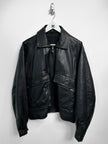 ISTANTE by GIANNI VERSACE - early 1990s LEATHER BOMBER JACKET