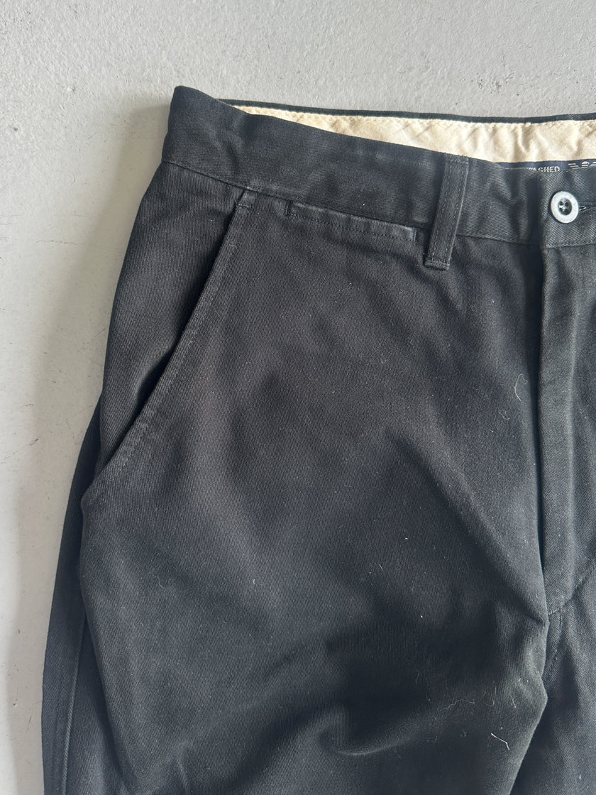 ARMANI JEANS - 1980s RELAXED FIT STONE WASHED TROUSERS