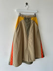 JAPANESE LABEL 2000s COLOUR BLOCK NYLON SKIRT